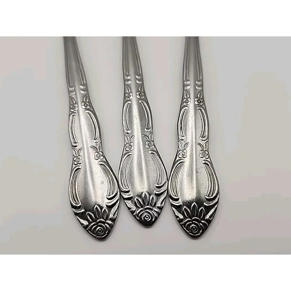 3 Wesley Forge WLF2 Teaspoon Stainless Steel 6 1/4
